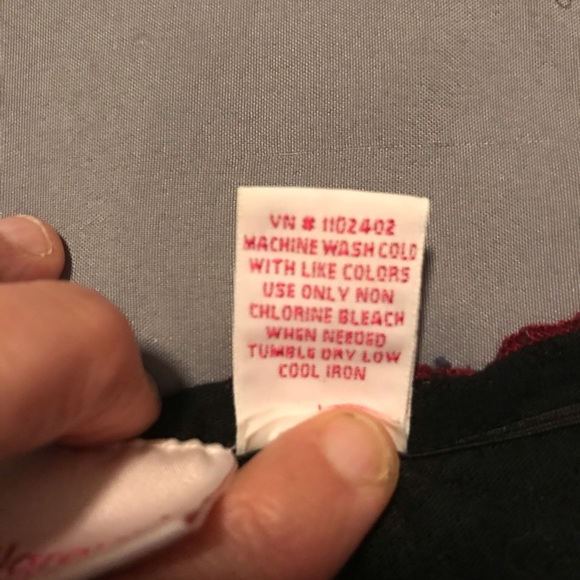 Xhilaration Short Sleeve Black and White Embroidered Top-M - Picture 16 of 16